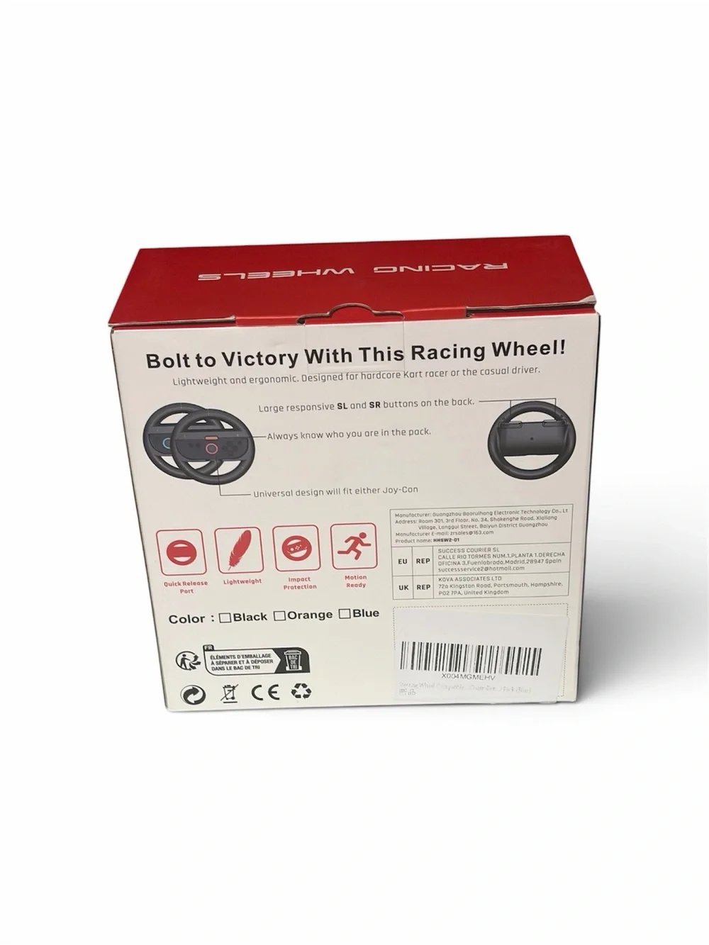 E2 Steering Wheels for Nintendo Switch 2 Console JoyCons, Racing Wheels for Mari